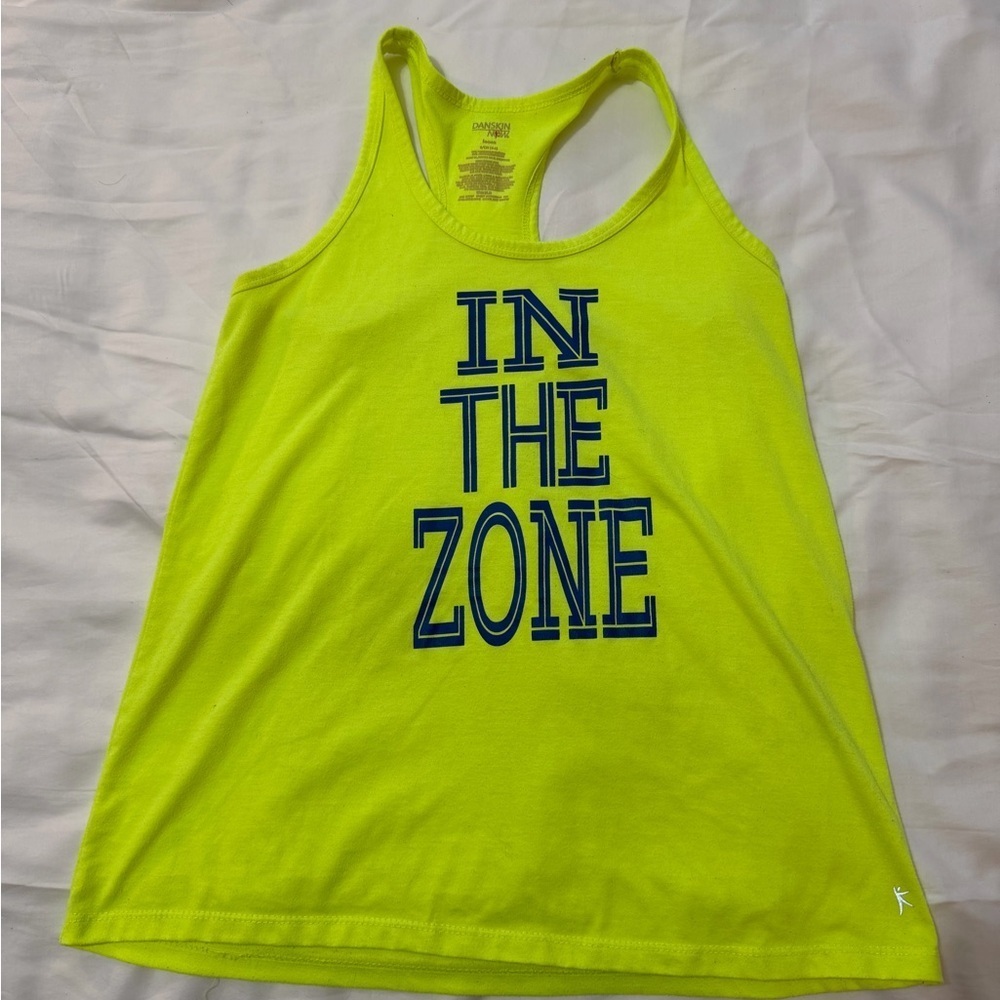 💙3/$20 Danskin Bright Yellow Tank Top